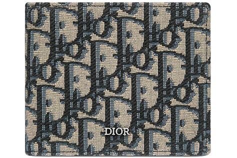 beige and black dior oblique jacquard wallet|Dior Oblique Jacquard .